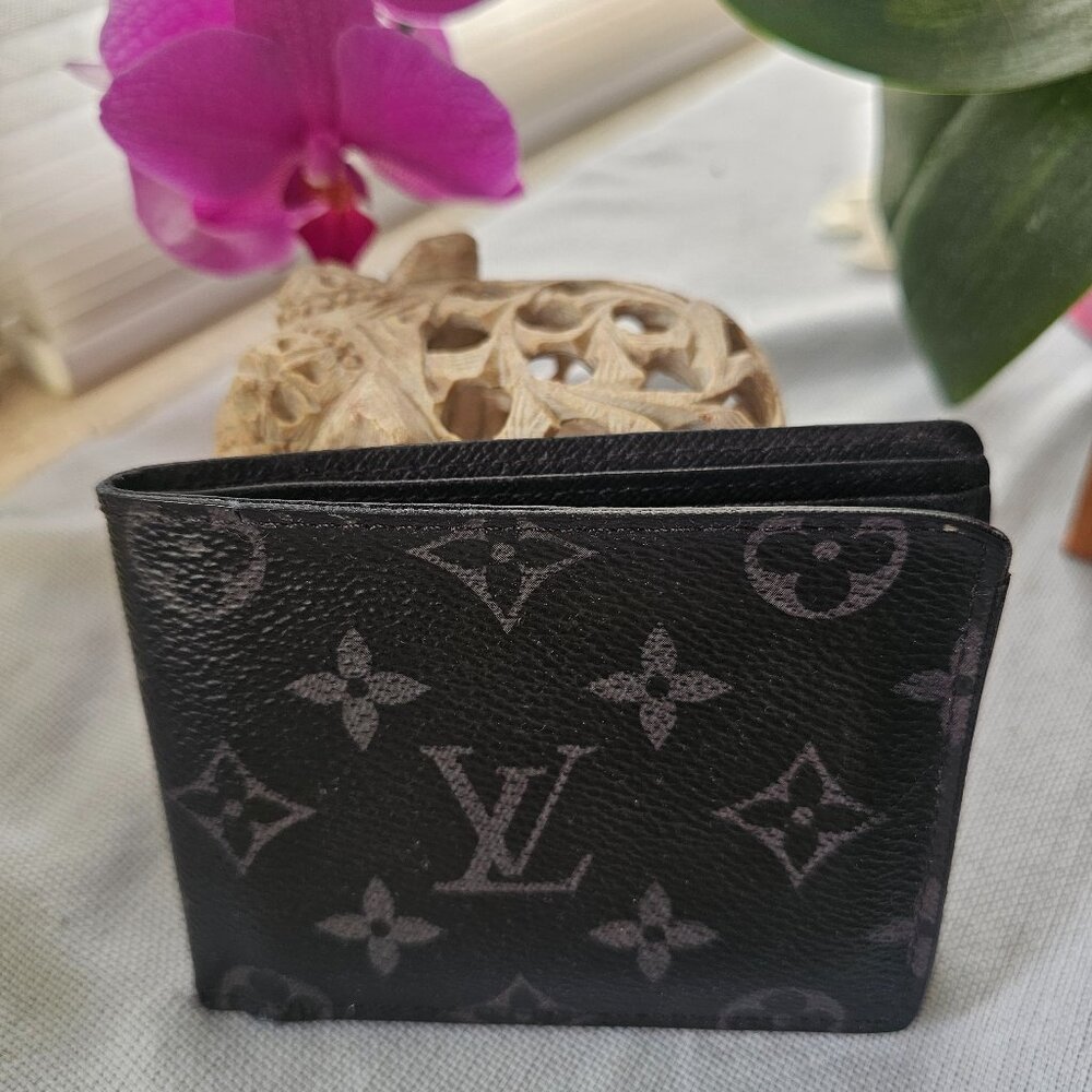 Louis Vuitton Multiple Wallet in Monogram Eclipse canvas,